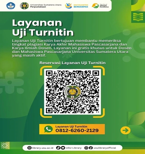 Layanan Uji Turnitin di Perpustakaan USU